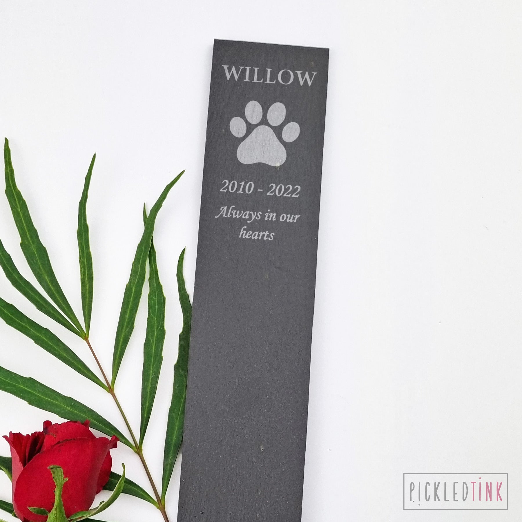 Welsh Slate Pet Memorial Plant Marker