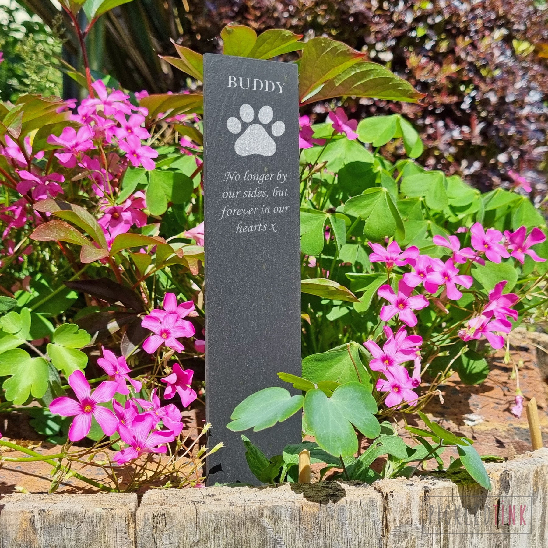 Welsh Slate Pet Memorial Plant Marker