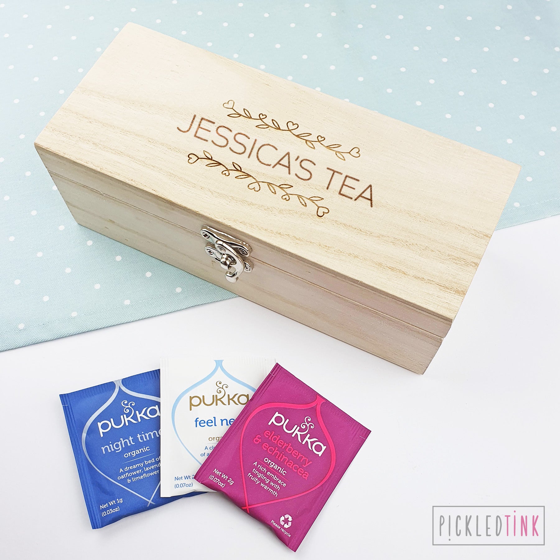 Personalised Tea Box