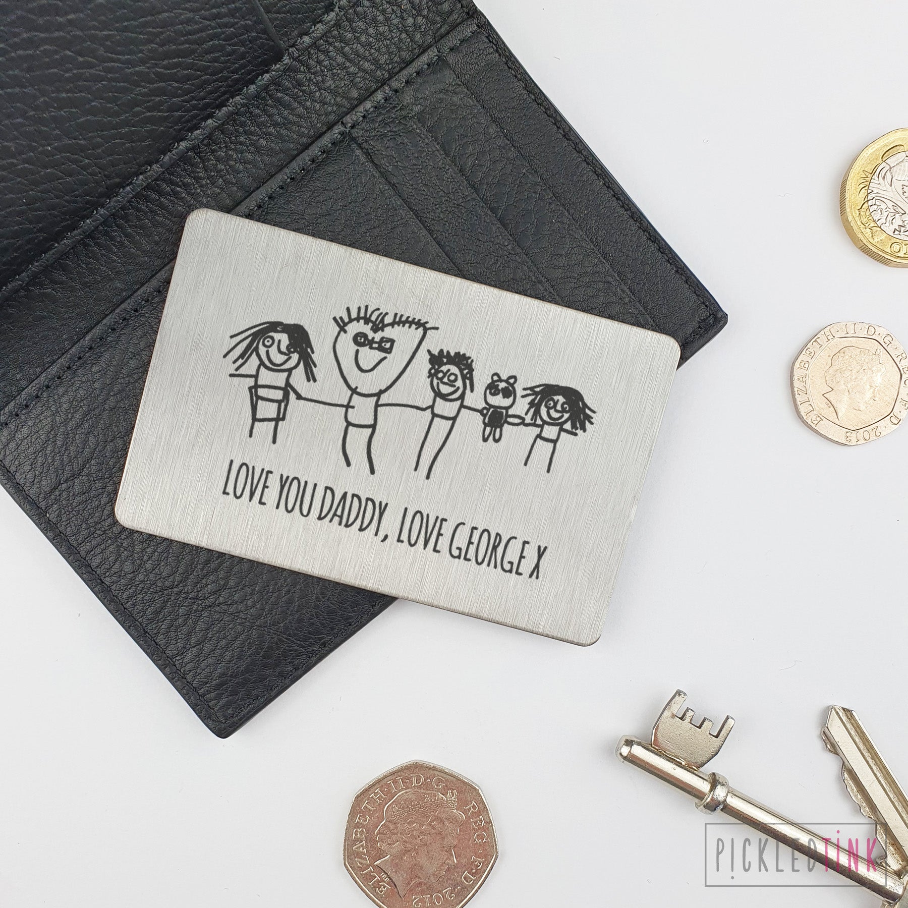 Child's Drawing Wallet Keepsake Card
